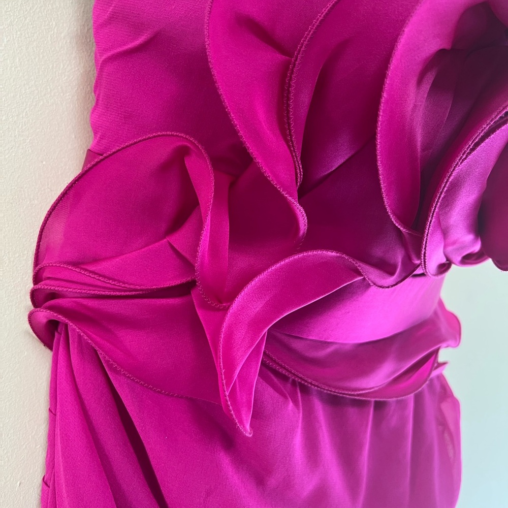 Marchesa Notte Pink Strapless Dress - Picture 4 of 13
